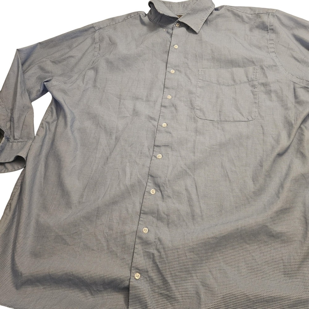 Oak Hill Shirt Mens 19‎ 36/37 Button Down Supima Cotton Non Iron Dress Business
